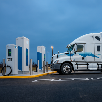 This Charger’s First Megawatt Truck Charge Hits North America