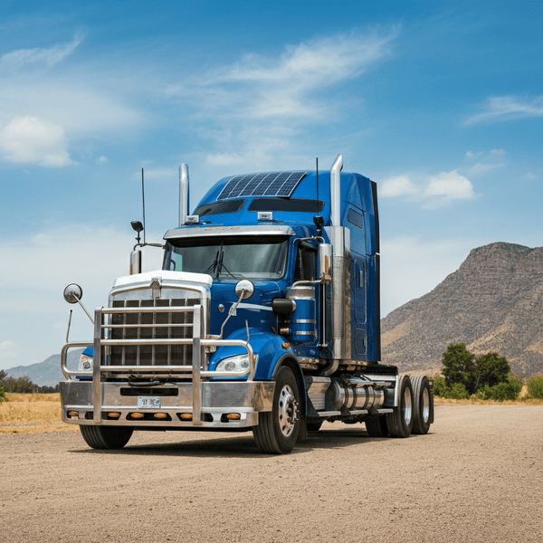 Adding Solar Panels to Semi Trucks to Slash Diesel Emissions