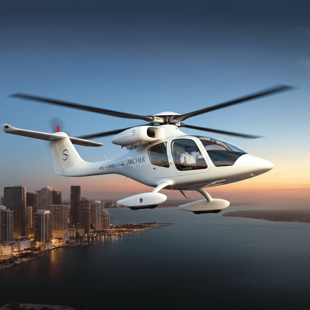 Archer Aviation Plans Revolutionary Air Taxi Network in Miami Metropolitan Area - Tesevo