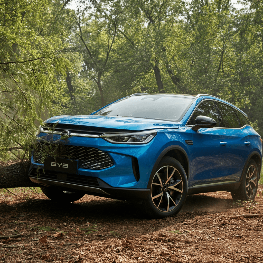 BYD's $180K Luxury SUV Survives 2-Ton Tree Crush: A Test of Durability - Tesevo