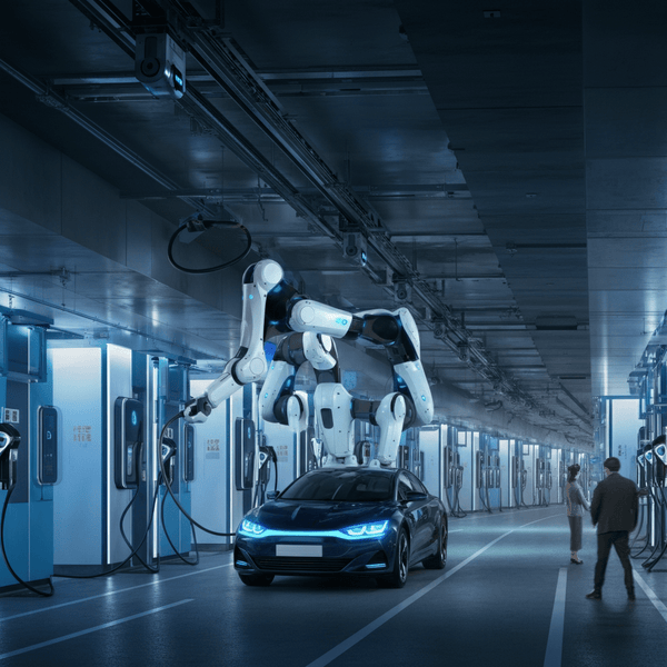 Chinese Robots Revolutionize Electric Vehicle Charging with Overhead Systems