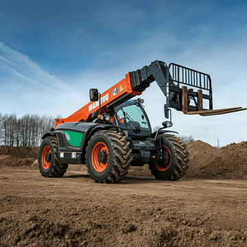 E-Qipment Highlight: Manitou MTA 519e Electric Telehandler - Tesevo
