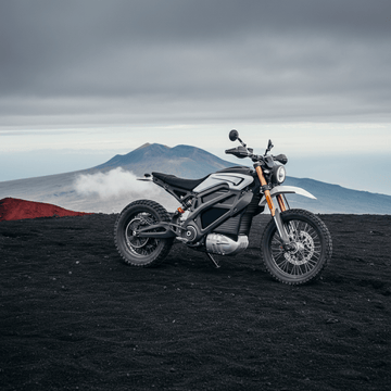 Electric Motorcycle Sets New World Record on Active Volcano - Tesevo