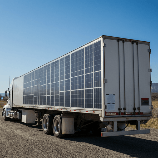 Genius Idea: Adding Solar Panels to Semi-Trailers for Sustainable Freight
