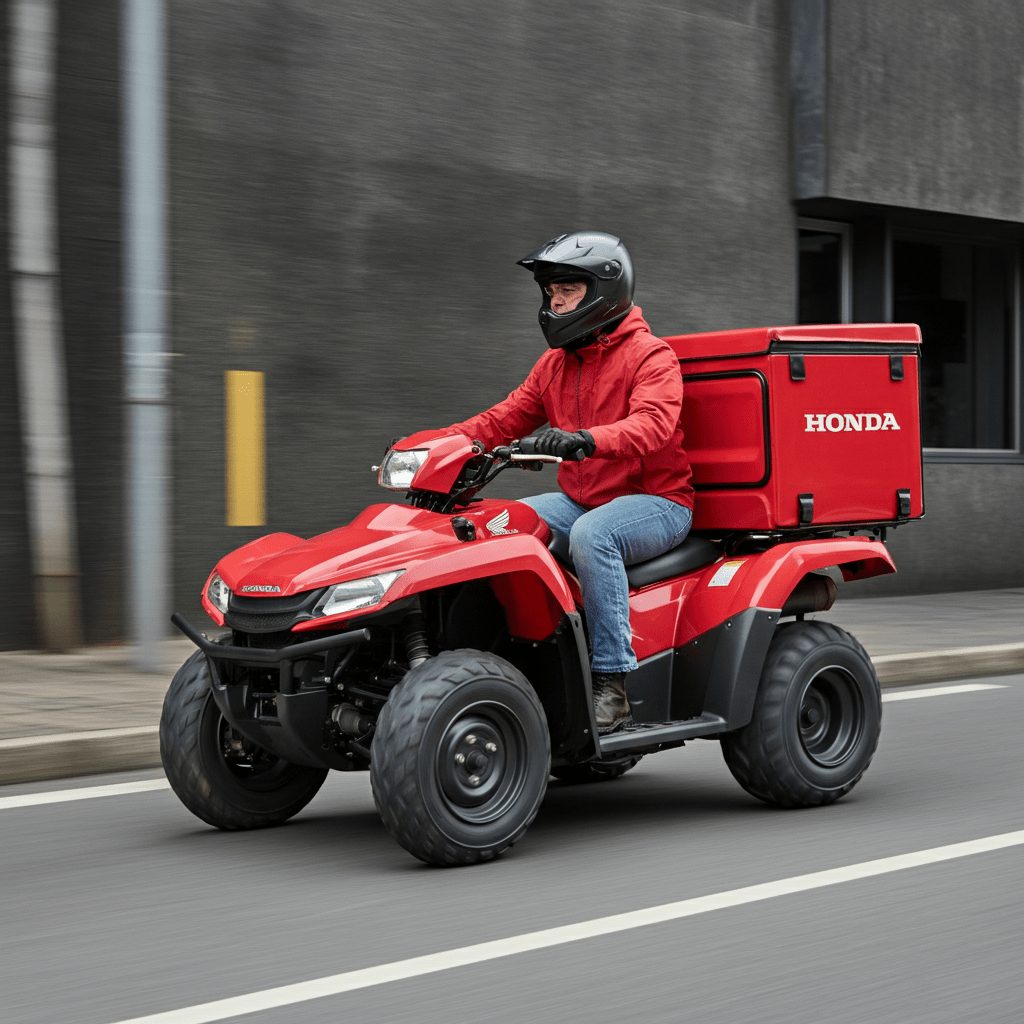 Honda's Innovative Delivery Quad: Moving Packages from Roads to Bike Lanes - Tesevo