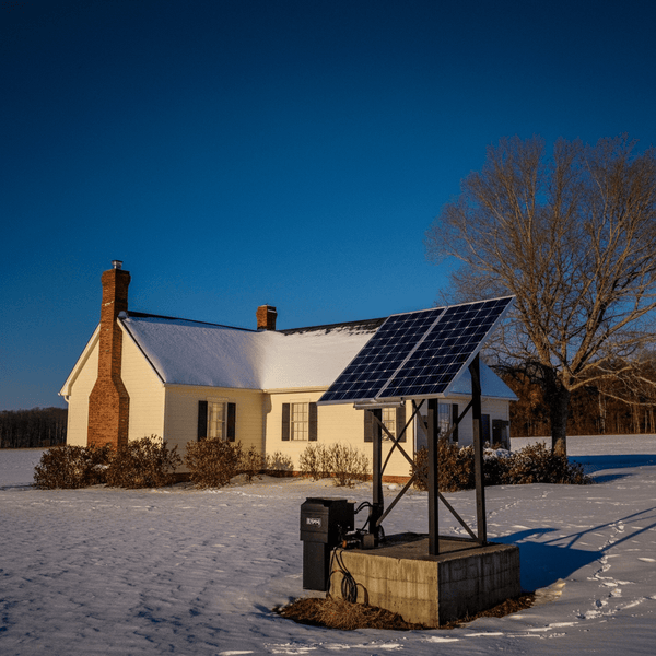How Much Battery Do You Need for Solar Power in Rural America During Winter Storms?