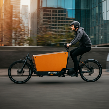 Amazon Launches Eco-Friendly Cargo E-Bikes for Urban Deliveries