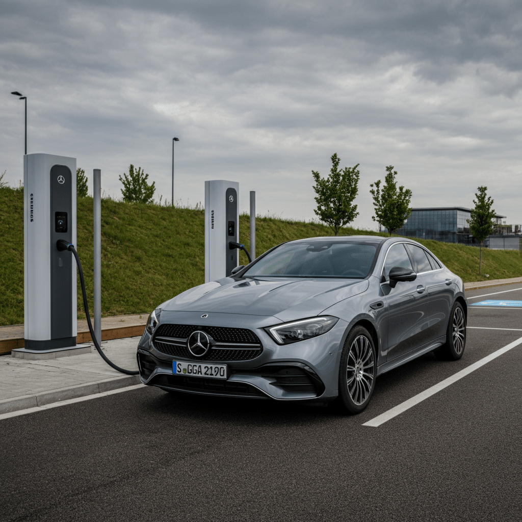 Mercedes-Benz Opens Its First DC Fast Charging Hub at Starbucks - Tesevo