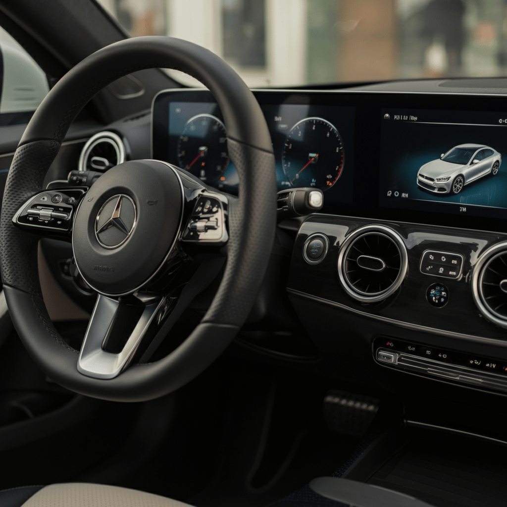 Mercedes Unveils C-Class EV Interior: A Digital Revolution