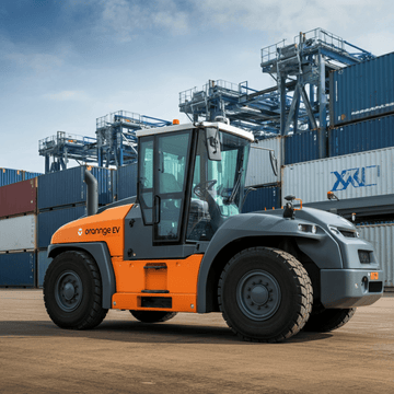 Orange EV Electric Terminal Tractors Clean Up in Canada - Tesevo