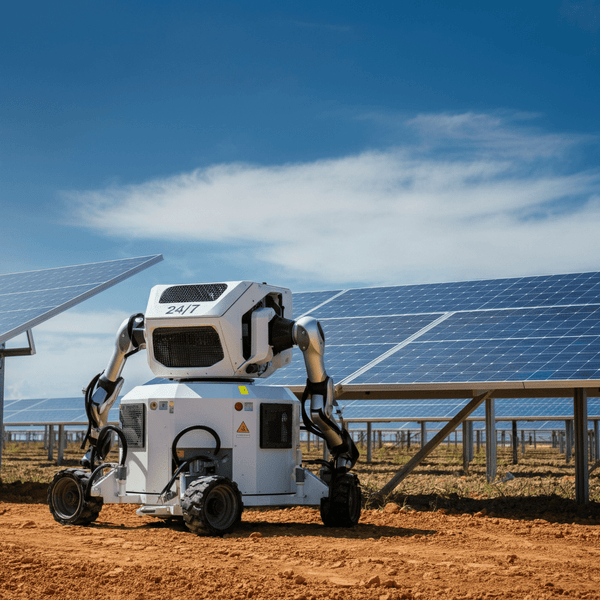Revolutionizing Renewable Energy with the 24/7 Solar Farm-Building Robot