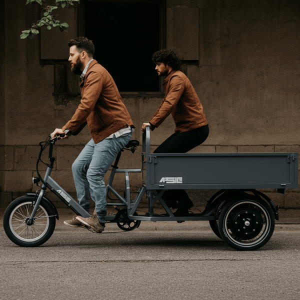 Revolutionizing Urban Transport: The Tilting Flatbed E-Trike