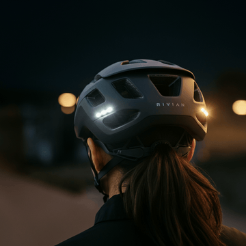 Rivian's Alpha Wave Smart Helmet: A Game Changer for Cyclist Safety - Tesevo