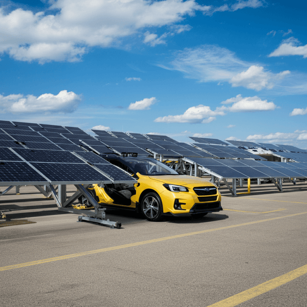 Subaru’s Indiana Factory Now Exporting Solar Power: A Sustainable Future