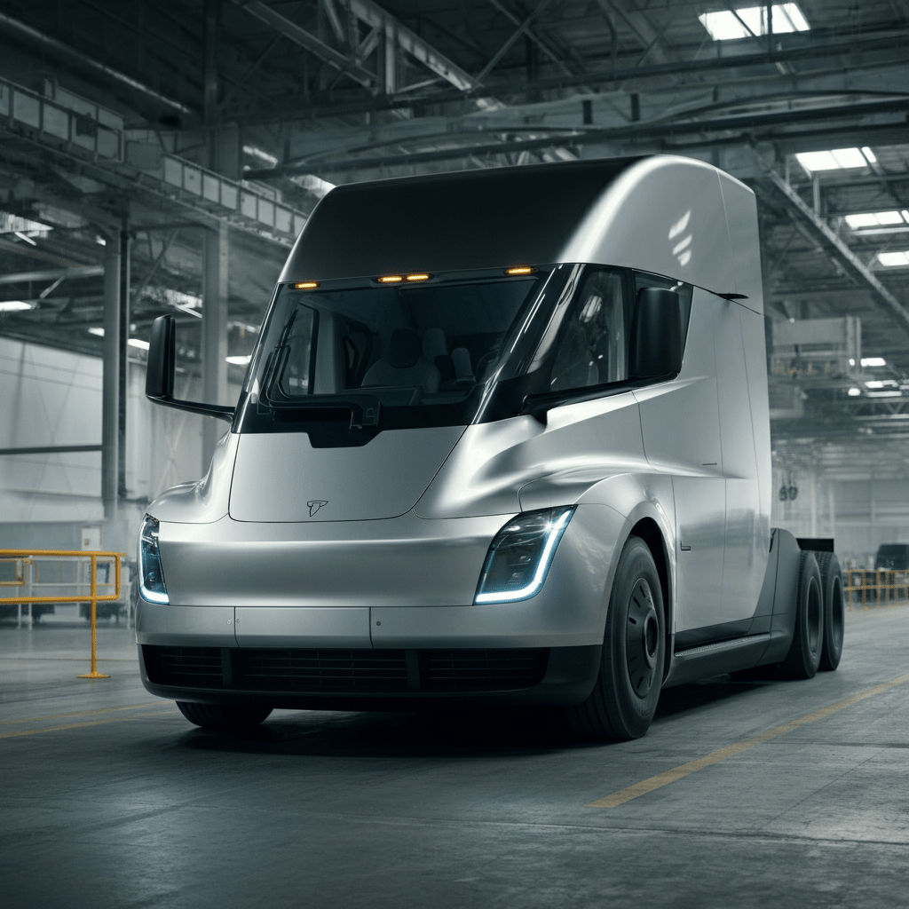 Tesla Semi: The First Truck Rolls Off High-Volume Production Line