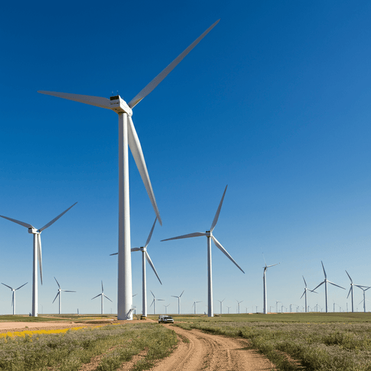 The US's Largest Clean Energy Project Installs 242 Giant Wind Turbines