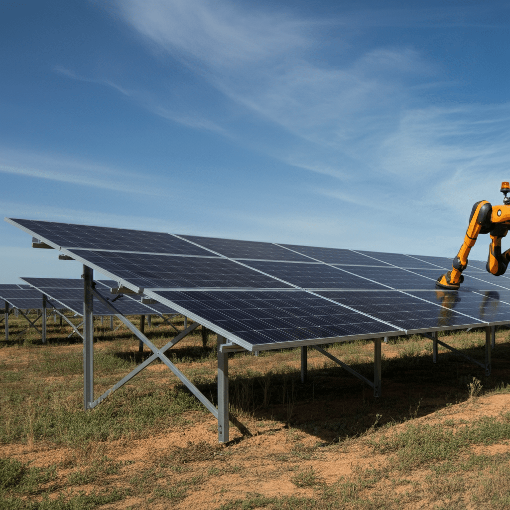 This Friendly Robot Revolutionizes Solar Power Installation by Install