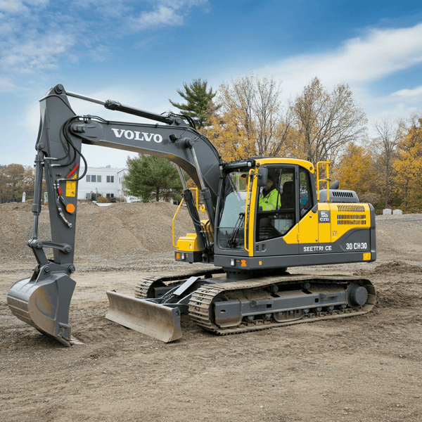 Volvo CE Gifts Electric Excavator to Massachusetts School as a Holiday Surprise