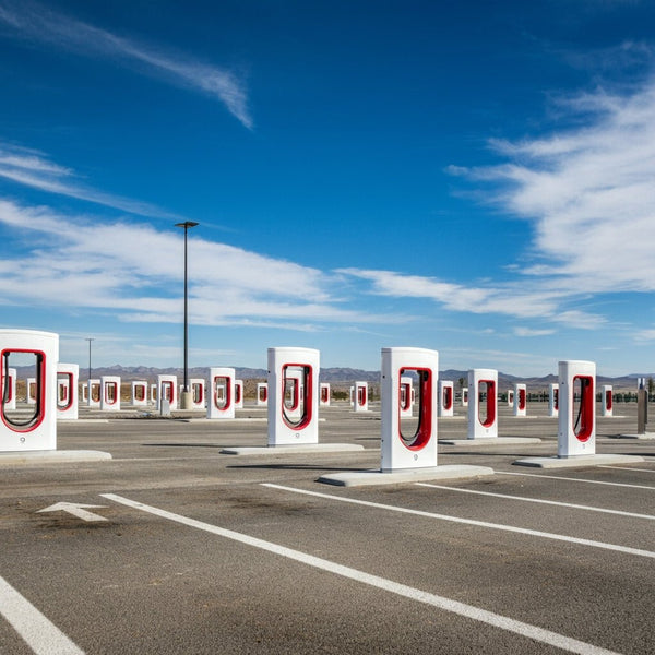 Größter Tesla-Supercharger der Welt: 168 Ladeplätze, 100 % netzunabhängig, mit Solarenergie und Batteriespeicher