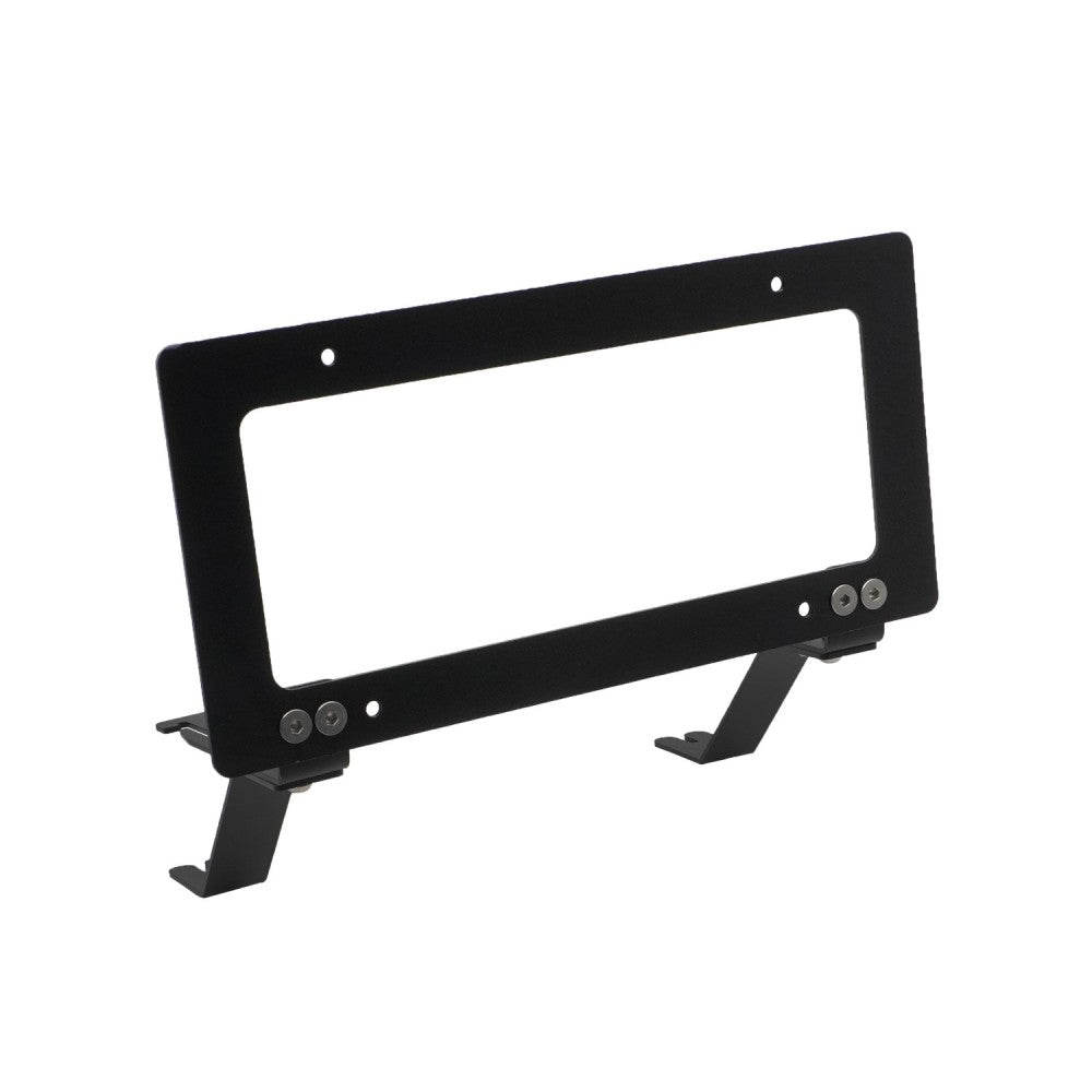 TESEVO Tesla Model 3 Y US plate frame front install detail