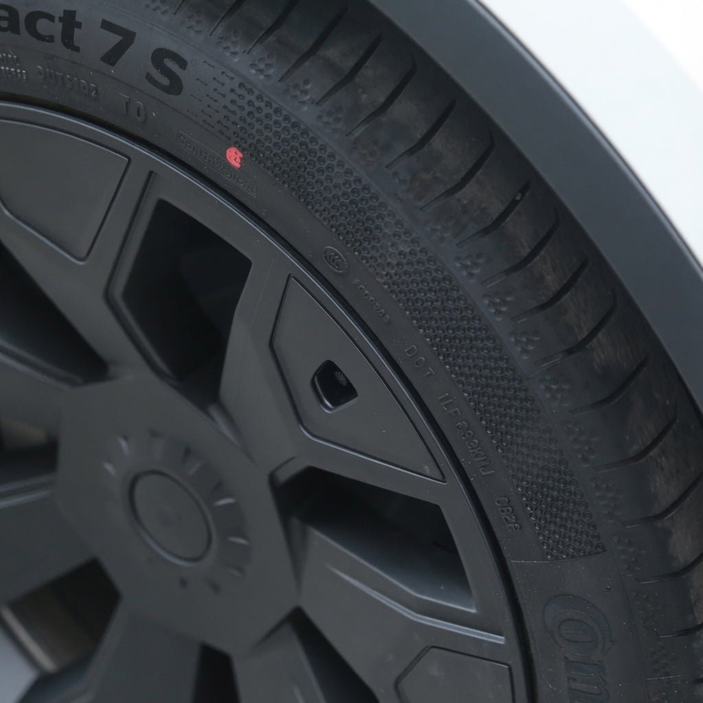 TESEVO Model YL 19 Machina 2.0 stealth blackout wheel covers product photo