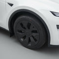TESEVO Model YL 19 Machina 2.0 stealth blackout wheel covers close-up detail