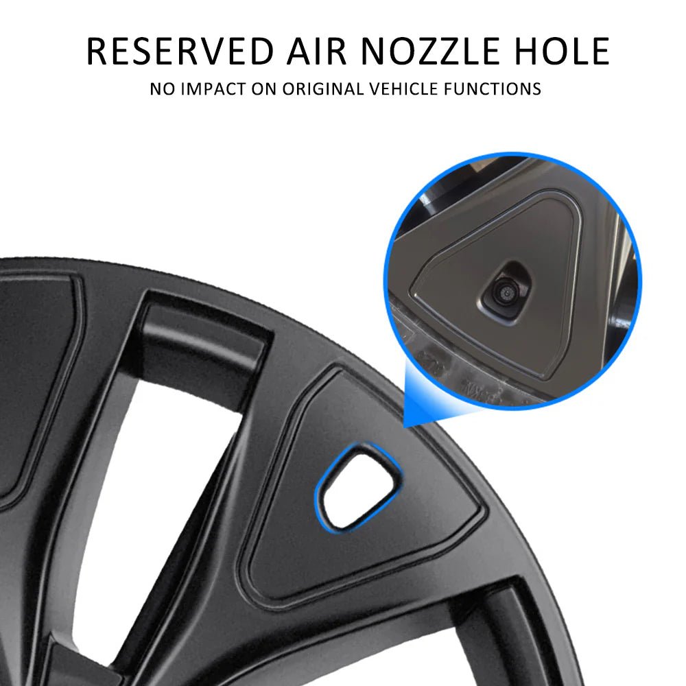 TESEVO Model YL 19 Machina 2.0 turbine style wheel covers angled view
