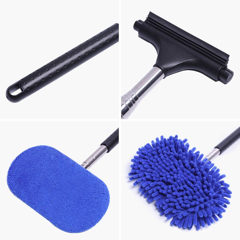 3-in-1 Car Window Wiper with Extendable Handle | 180° Rotating - Tesevo