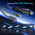 TESEVO Starlink Mini 3-in-1 car USB-C DC power cable product photo