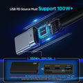 TESEVO Starlink Mini 3-in-1 car USB-C DC power cable install photo