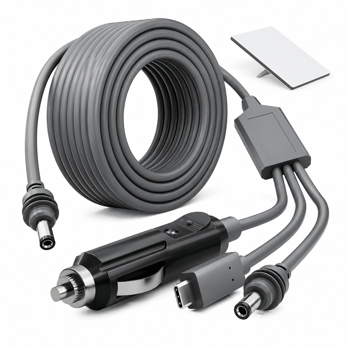 TESEVO Starlink Mini 3-in-1 car USB-C DC power cable main