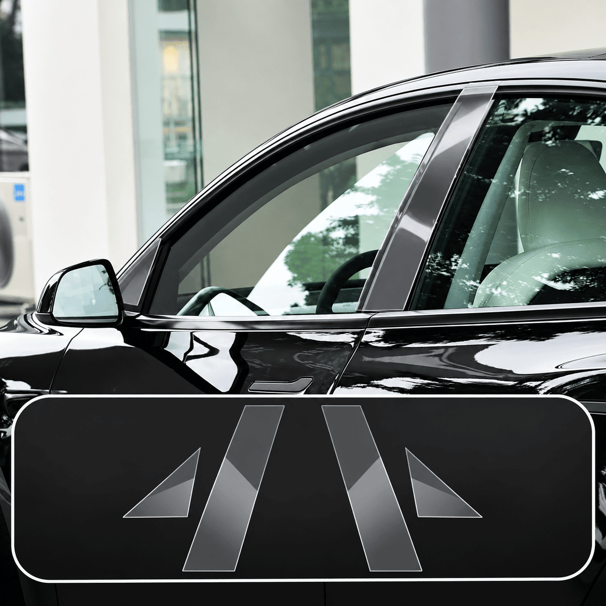 AB Pillar Protective Film for Tesla Model 3 Highland / Model Y Juniper / Model YL | 4-Pack - Tesevo