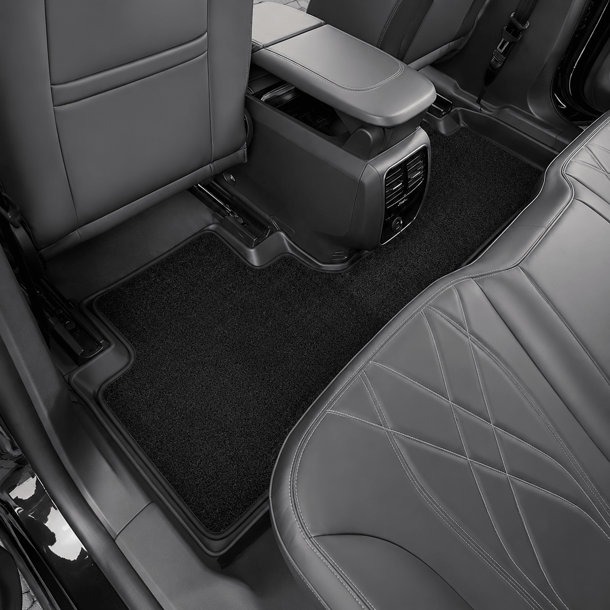 TESEVO waterproof TPE floor mat texture detail close-up