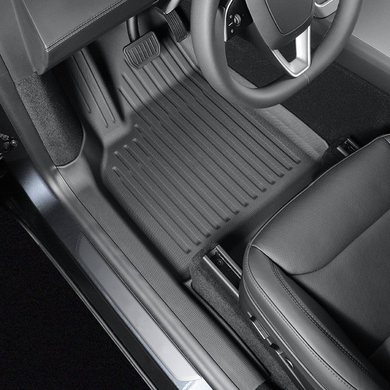 All Weather TPE Floor Mats with Door Sill Protector for Model 3 Highland - Tesevo