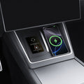 TESEVO Model YL anti-slip silicone wireless charging pad installed view