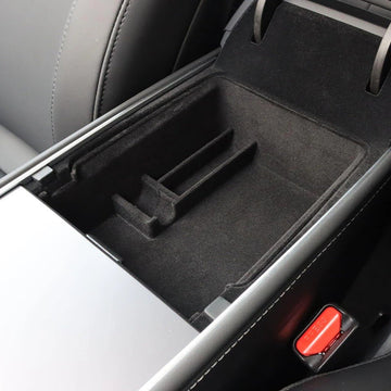 TESEVO Armrest Organizer Storage Tray for Tesla Model 3 & Model Y
