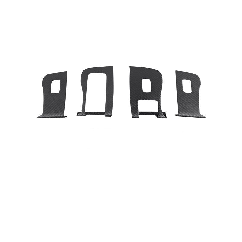 Carbon Fiber Door & Window Switch Panel Covers for Model 3 Highland / Model Y - Tesevo