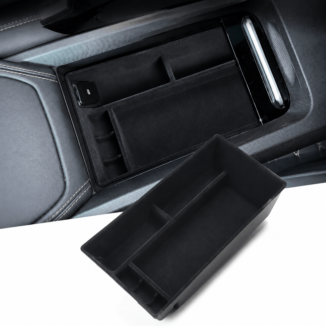 Center Console Storage Box for Ford Mustang Mach-E 21-24 - Tesevo