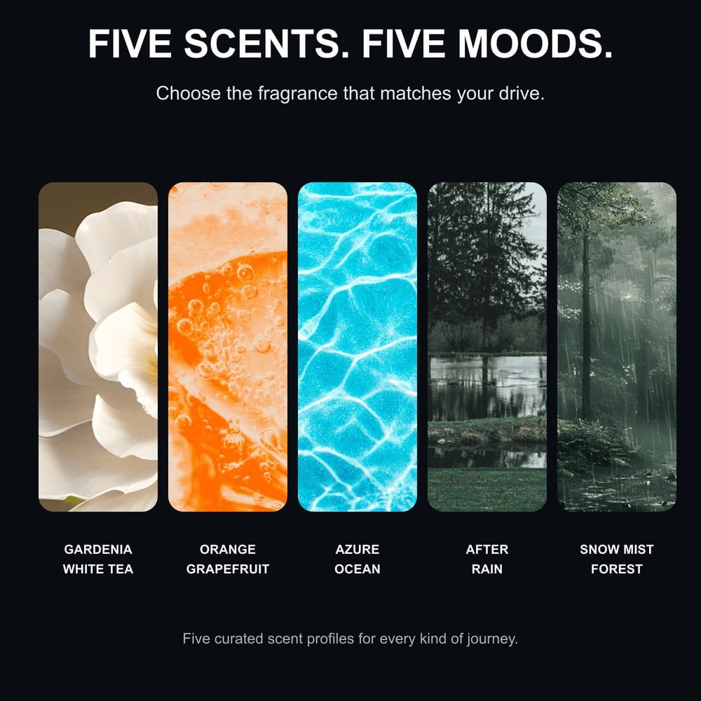 Cloud Mist Car Diffuser With Ambient Light for Tesla Model 3/Y/S/X - Tesevo