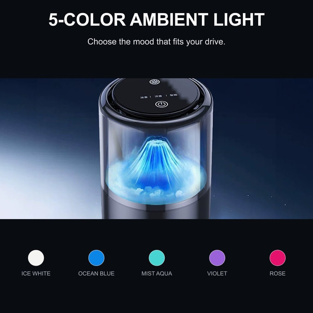 Cloud Mist Car Diffuser With Ambient Light for Tesla Model 3/Y/S/X - Tesevo