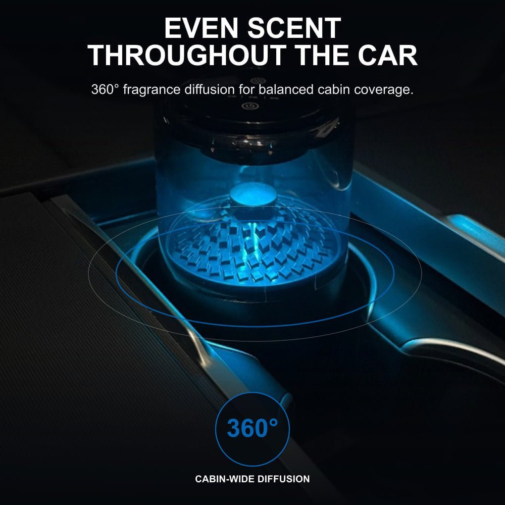 Cloud Mist Car Diffuser With Ambient Light for Tesla Model 3/Y/S/X - Tesevo