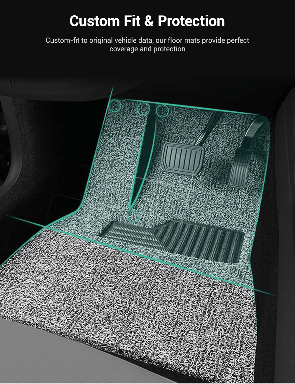 Coil Floor Mats for Tesla Model 3 Highland & Model Y Juniper | Left Hand Drive - Tesevo