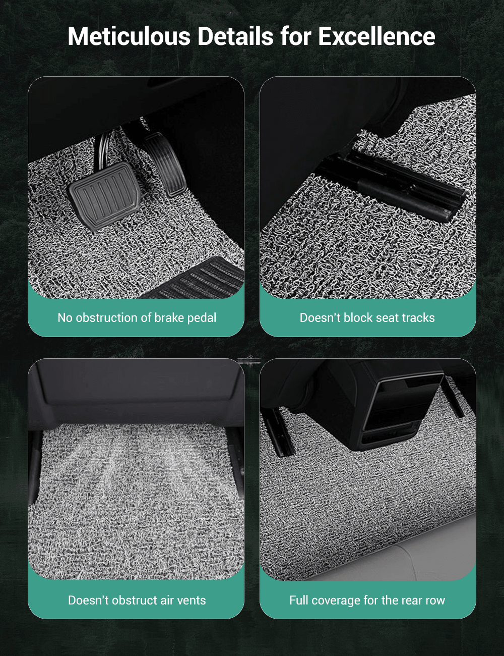 Coil Floor Mats for Tesla Model 3 Highland & Model Y Juniper | Left Hand Drive - Tesevo