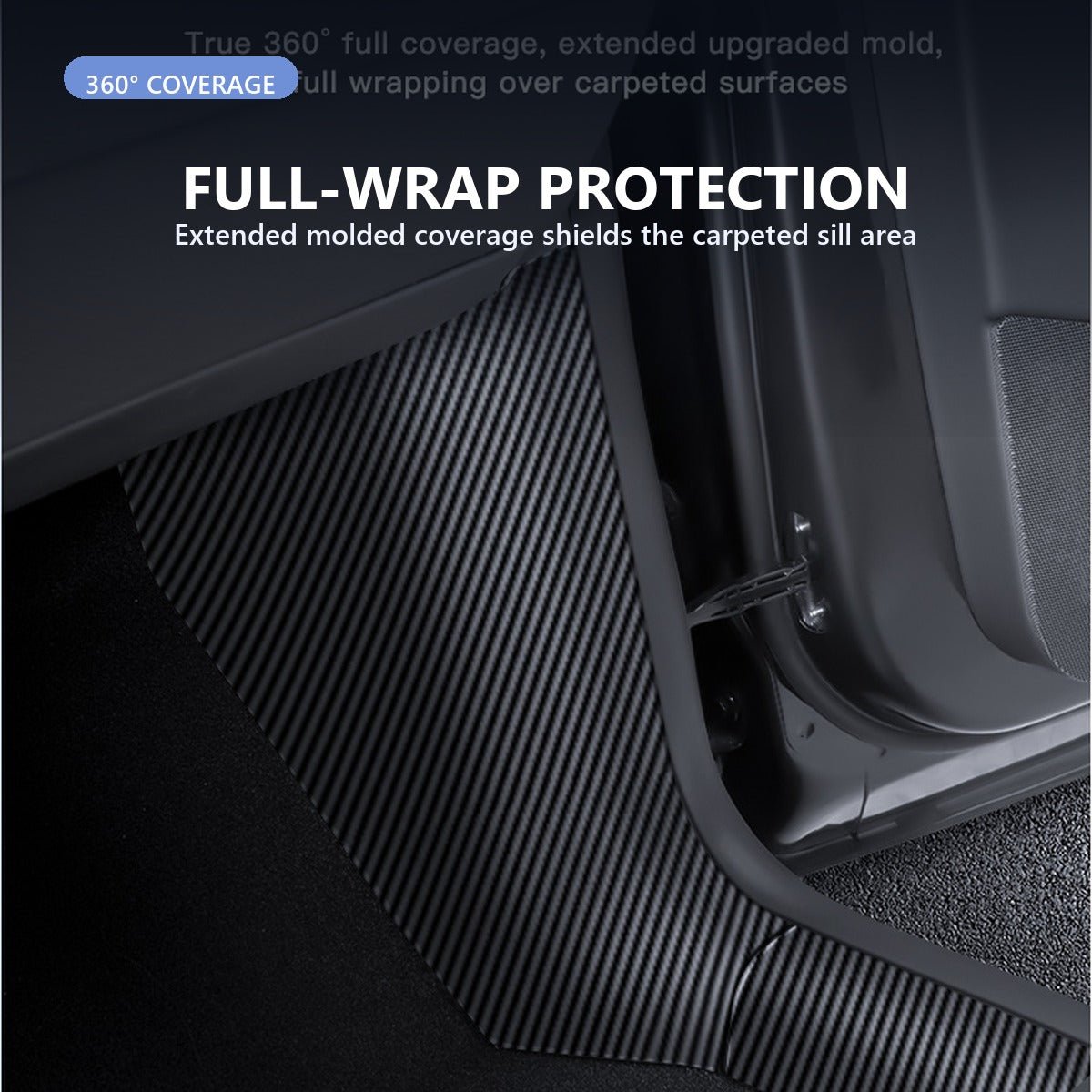 Completed Interior Door Sill Protection Kit for Model Y Juniper - Tesevo