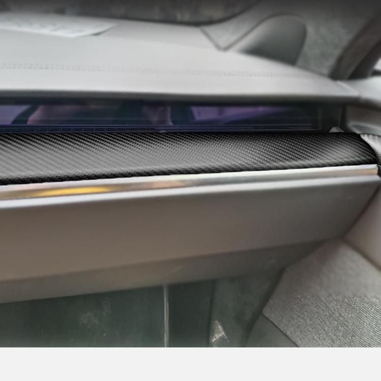 Dashboard Panel Dry Carbon Fiber Overlay for Model S/X 2021+ - Tesevo