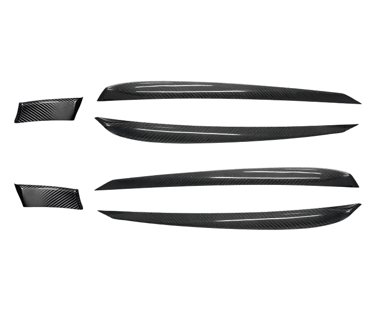 Dry Carbon Fiber Door Trim Overlay for Model S/X - Tesevo