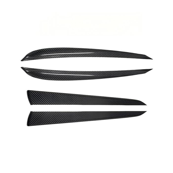Dry Carbon Fiber Door Trim Overlay for Model S/X - Tesevo
