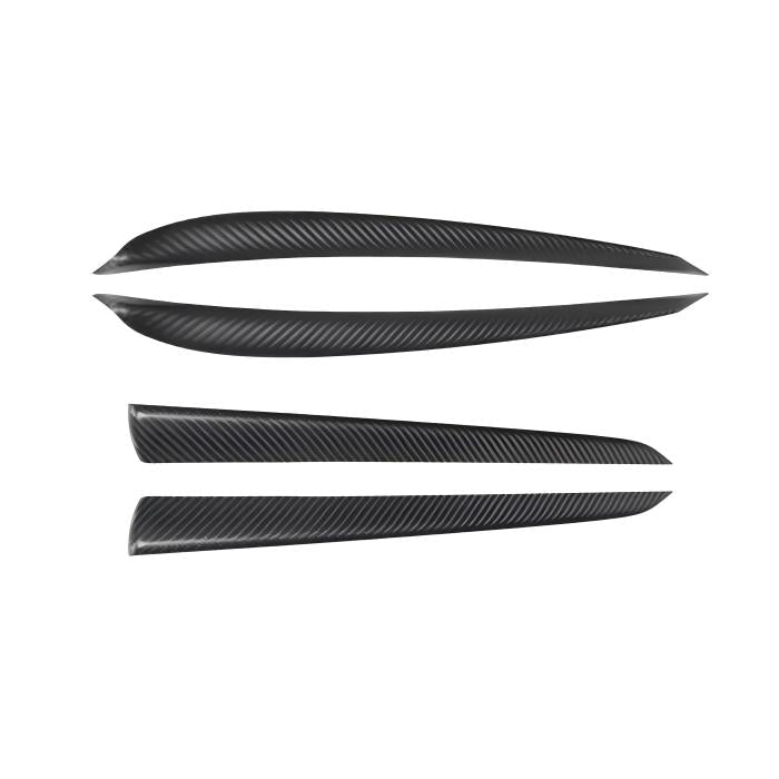 Dry Carbon Fiber Door Trim Overlay for Model S/X - Tesevo