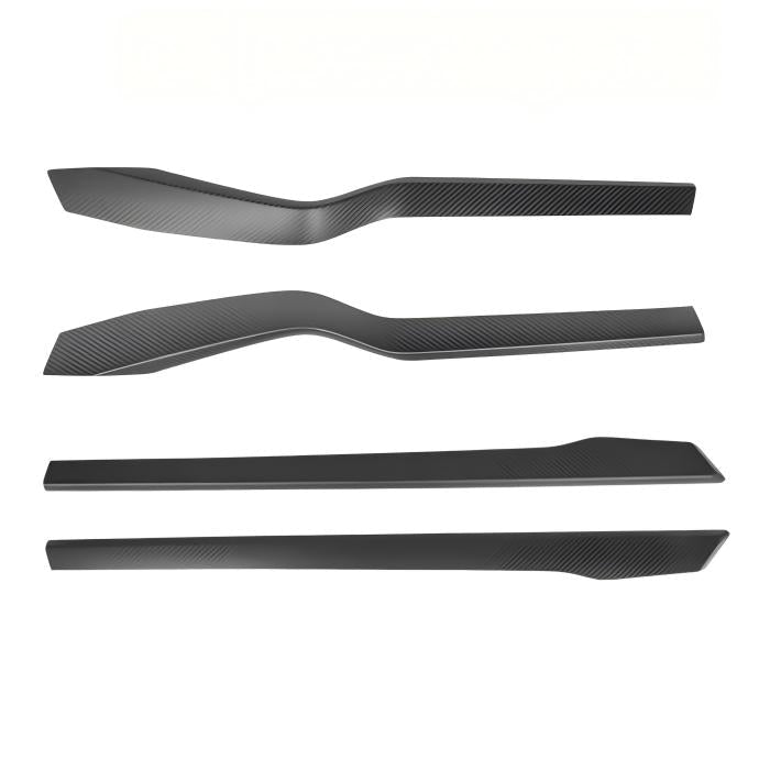 Dry Carbon Fiber Door Trim Overlay for Model S/X - Tesevo