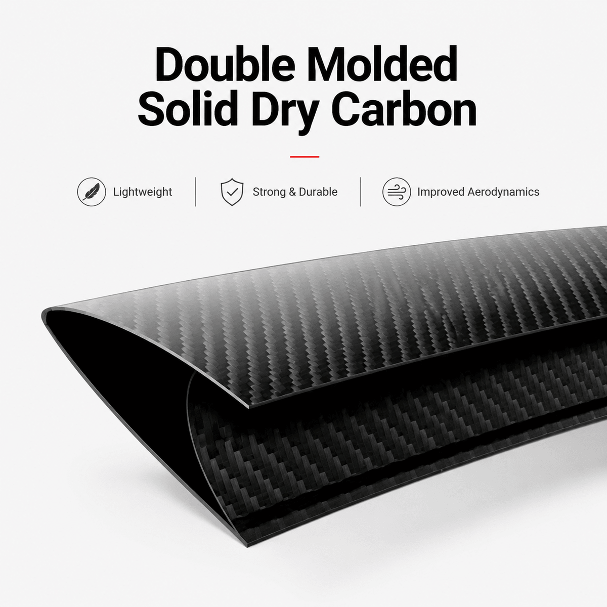 Dry Carbon Fiber Spoiler for Model Y Juniper / Model Y Standard - Tesevo